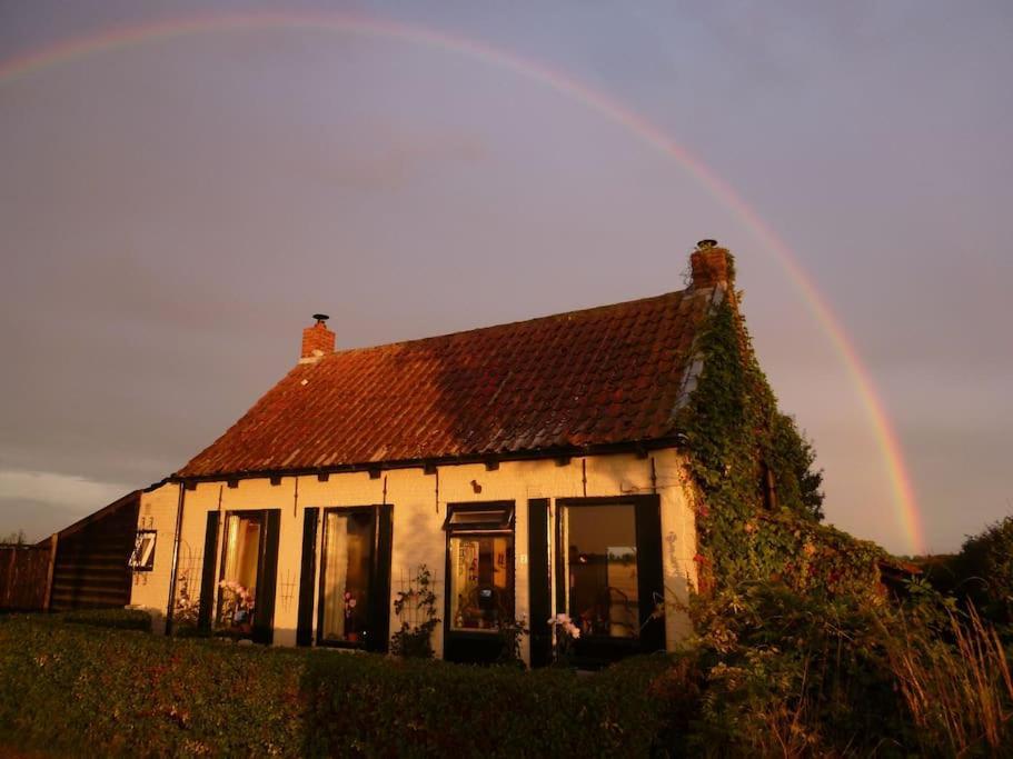 Dijkhuisje Zeeland Waterlandkerkje エクステリア 写真