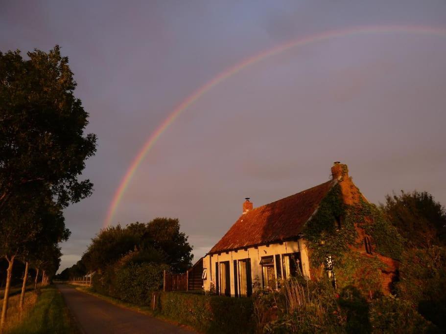 Dijkhuisje Zeeland Waterlandkerkje エクステリア 写真